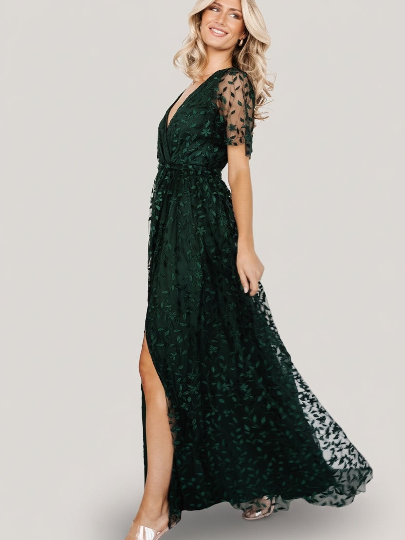 Baltic Born Marseille Embossed Maxi Dress